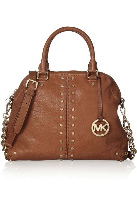 2013 michael kors leather satchel|michael kors large satchel handbag.